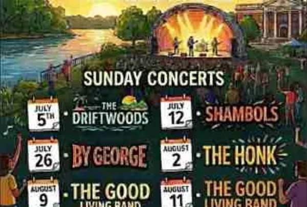 Sunday Riverfront Concert Series - The Good Living Band