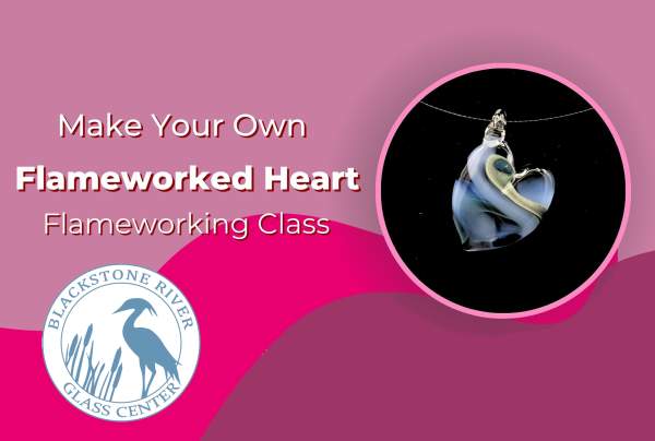 Flameworked Heart Pendants