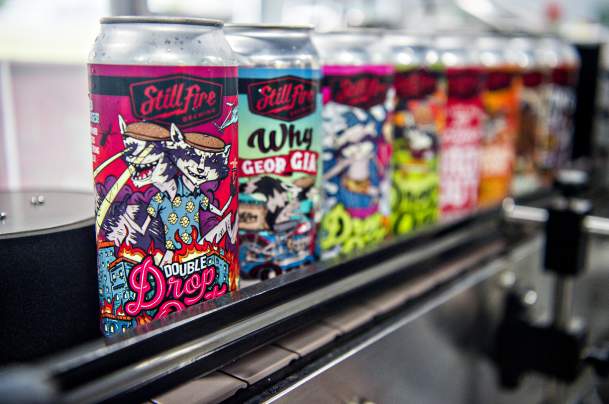 Stillfire beer cans