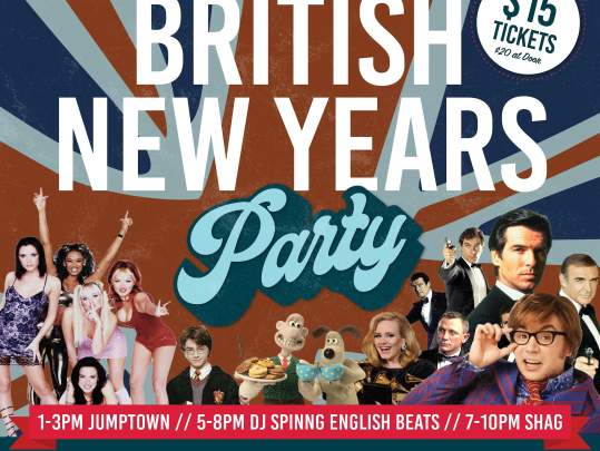 British New Years Eve Celebration