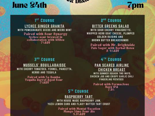 Fruits and Funk Beer Dinner