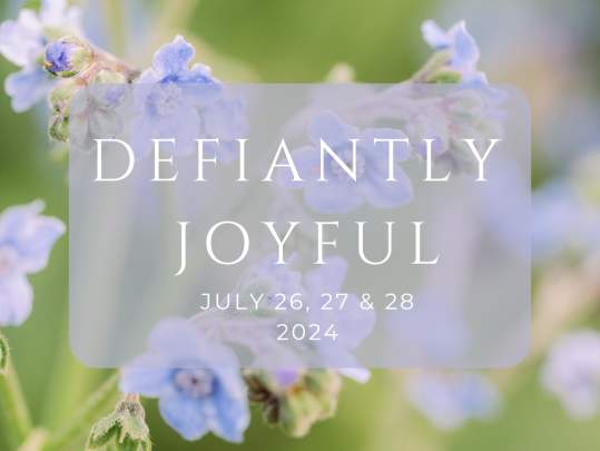 Defiantly Joyful - hosted by Hope Flower Farm and Winery