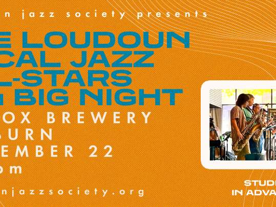 Loudoun Vocal Jazz All-Stars with Big Night at Old Ox Brewery