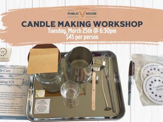 Candle Making Workshop with Loudoun Wicks