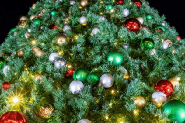 Holiday Glow on the Town Green