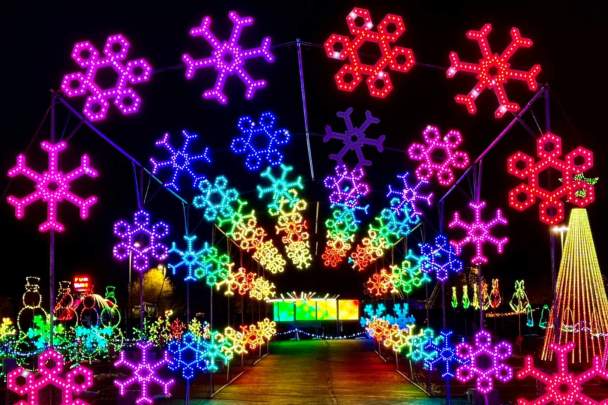 Glow Light Show at Coolray Field