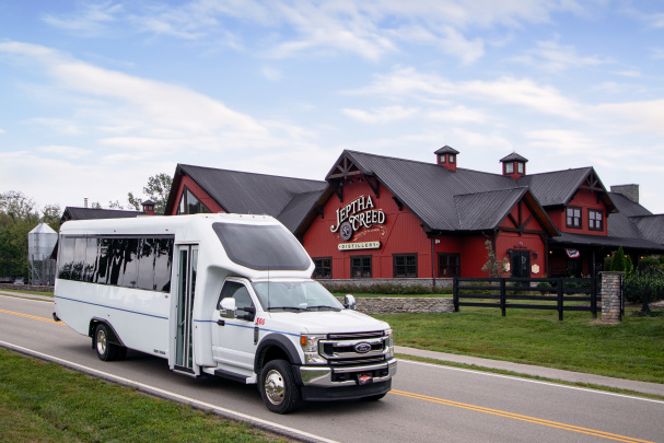 Bus at Jeptha Creed Distillery