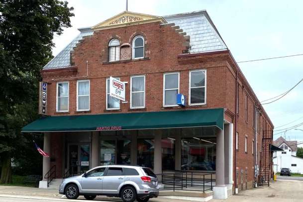 Masonic Lodge and Hartig Drug