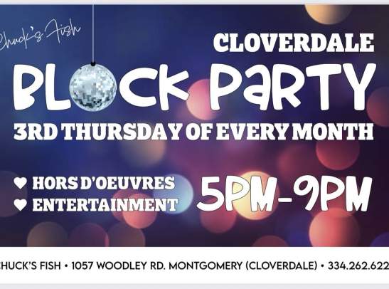 BLOCK PARTY at Chuck’s Fish