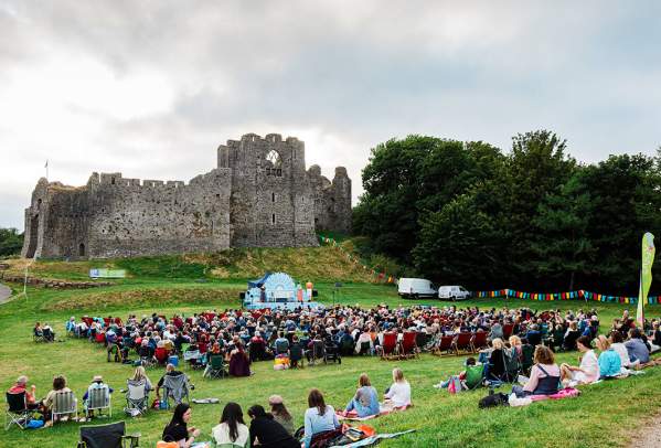 Outdoor Theatre at Oystermouth Castle