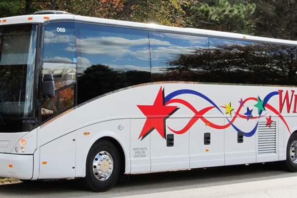 Exterior of Windstar Motorcoach Bus