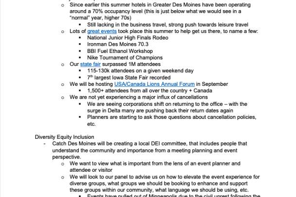 Advisory Board Minutes - August