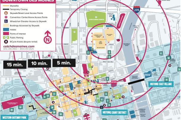 Map - Restaurants near IEC
