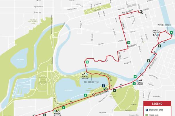 2025 IRONMAN Run Course