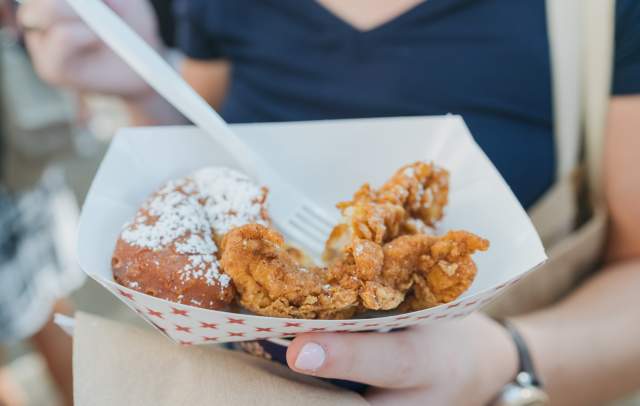 Fried Chicken and Beignets - Beignet Fest