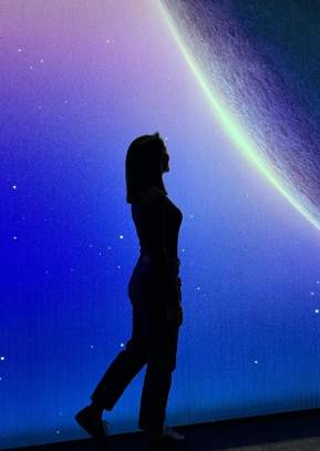 Woman silhouette