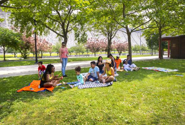 Families at Kensico Dam