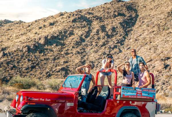 Outdoor Adventure Awaits You on a Red Jeep Tour