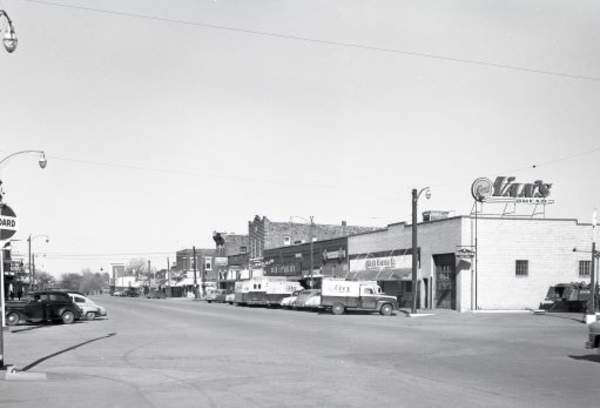 second and broadway in Edmond, OK in 1926