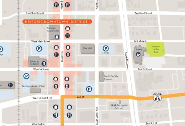 Downtown map