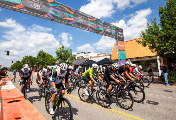 cyclists during the Cycle 66 event