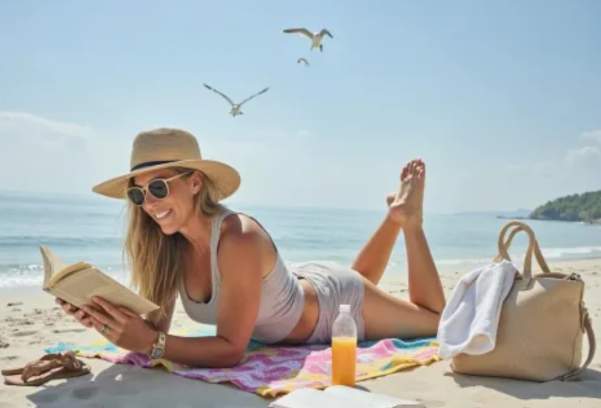The Only Way to Read Books at the Beach