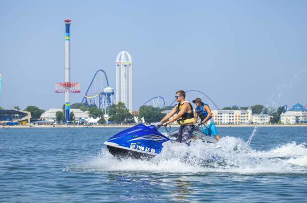 Wave Runner on Lake Erie