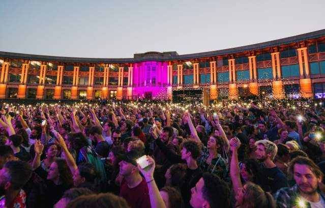 The audience at Bristol Sounds, Lloyds Ampitheatre - credit Ania Shrimpton