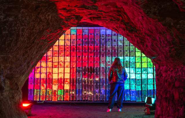 Bristol Light Festival 2026 in Redcliffe Caves - credit Bristol BID