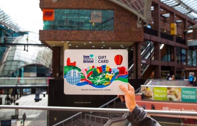 Support local business with the Love Bristol Gift Card