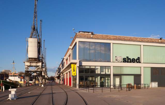 Exterior of the M Shed local history museum on Bristol Harbourside - credit Credit Quintin Lake