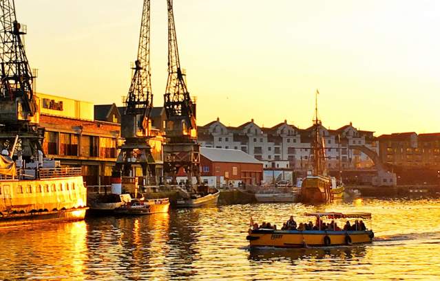 Independence at sunset with M Shed in the background - credit Bristol Ferry