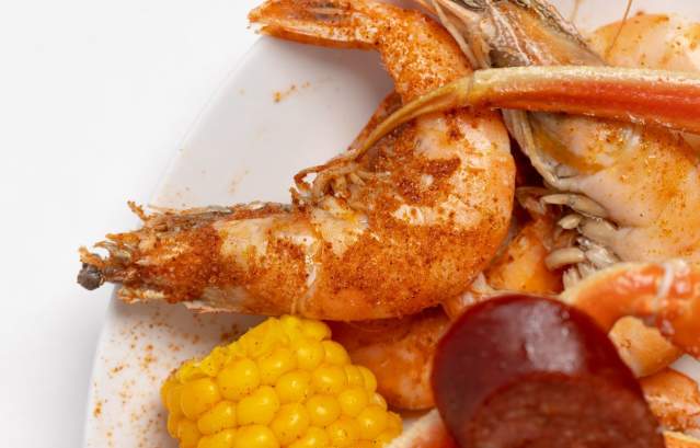 Shrimp Boil at Crazy Cajun