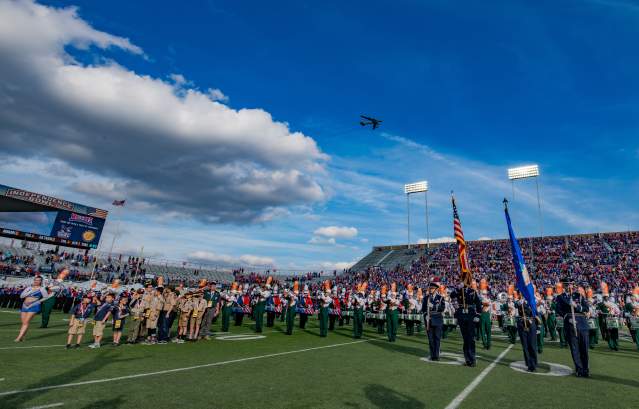 View from the Field at the Independence Bowl