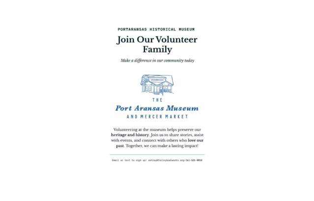 Volunteer @ The Port Aransas Museum