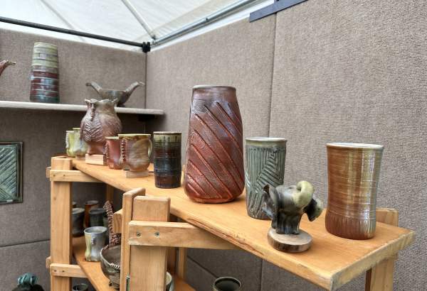 Pottery at Firefly Art Fair