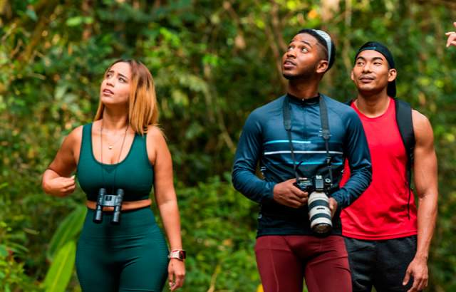 Group hiking and birdwatching at Sendero Cerro Pavon, Colon province