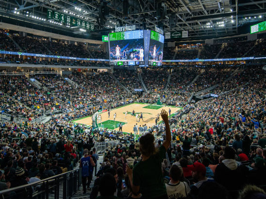 Bucks Play at Fiserv Forum