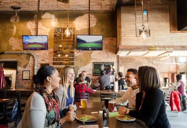 Dining out zoomed out