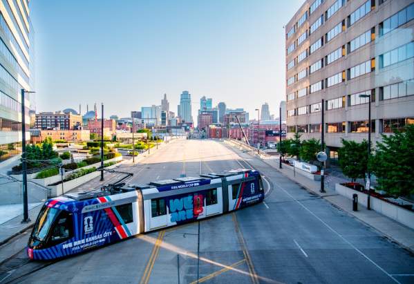 Streetcar city backgroud
