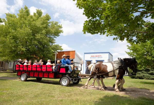 Wagon Ride with Buffalo Bill at Lincoln County Historical Museum