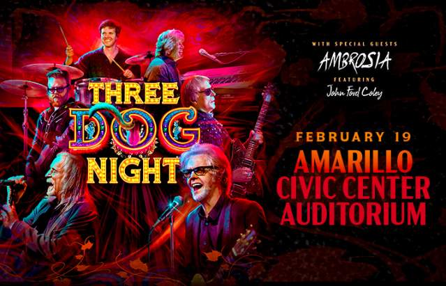 Three Dog Night with Special Guest Ambrosia & John Ford Coley @ Three Dog Night with Special Guest Ambrosia & John Ford Coley | Amarillo | Texas | United States