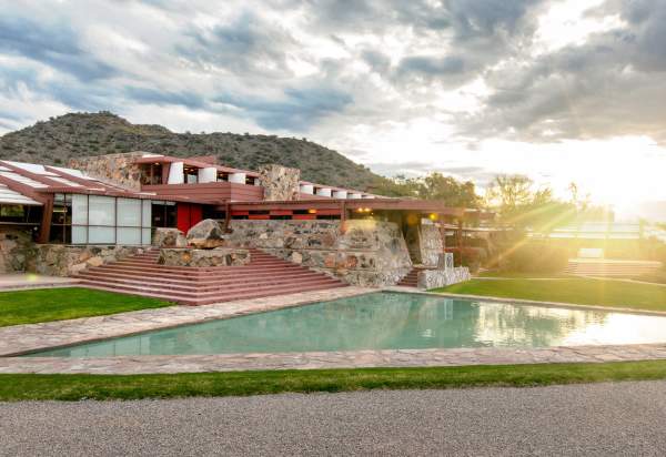 For the First Time: FLW's Taliesin West's Apprentice's Desert Shelters Open to the Public