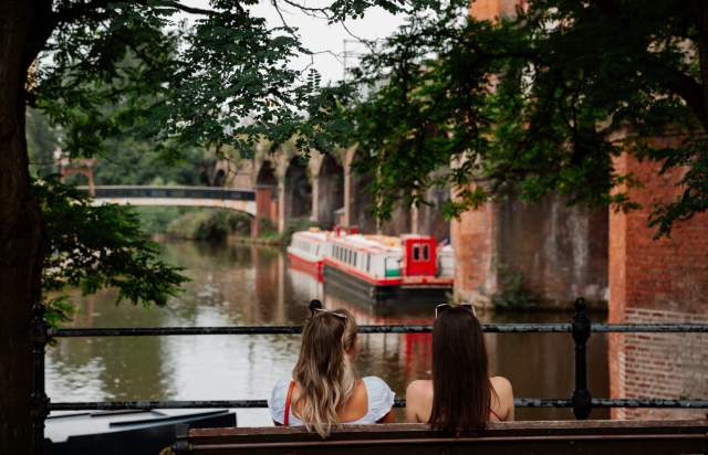 People in Castlefield