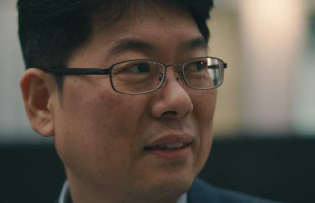 A close-up of Dr Timothy Jung
