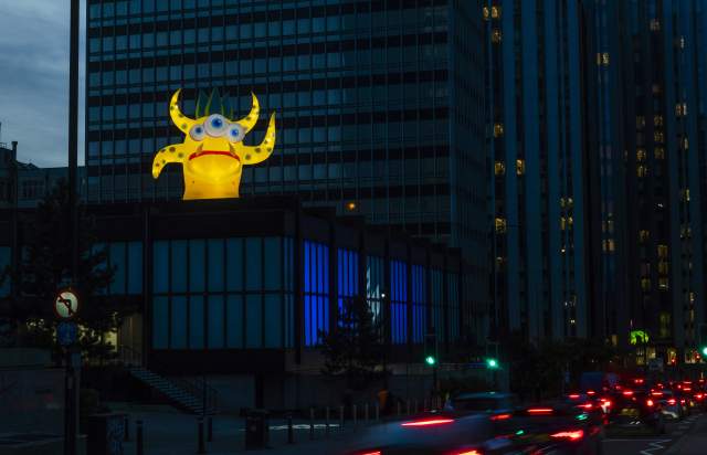 Illuminated Monster in Manchester