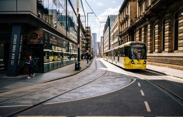Tram city centre