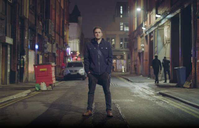 Not just soup founder stood in Manchester's Northern Quarter