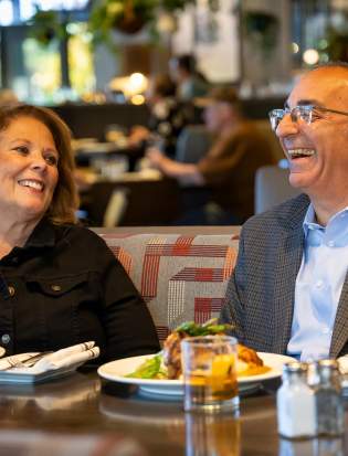 Couple having Dinner