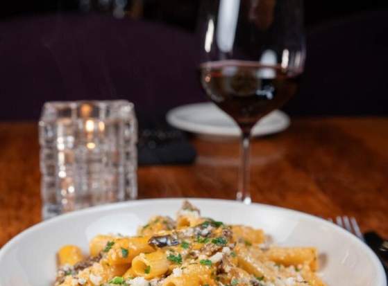 Delicious pasta from Benvenuti's in Norman, Oklahoma